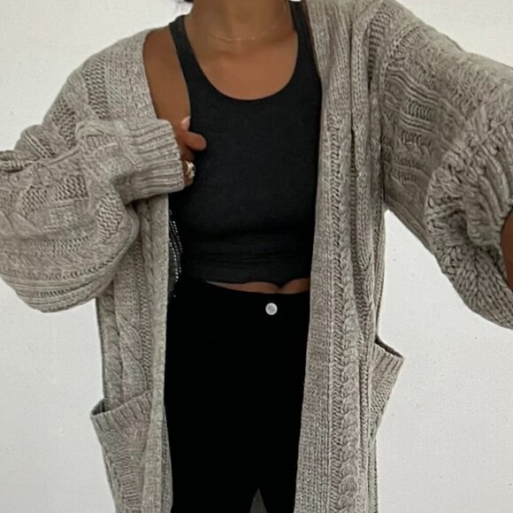 Rumored Woodland Cardigan | Flax Size L - Picture 1 of 9